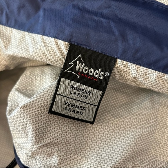 Woods Canada Women's Blue Waterproof Jacket Size Large - Picture 5 of 10
